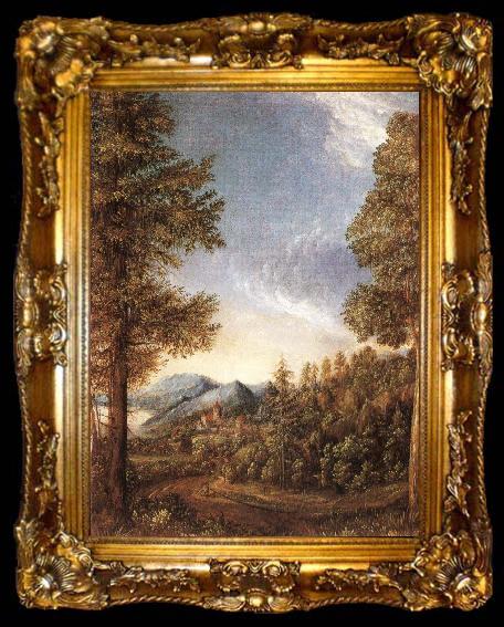framed  Albrecht Altdorfer Danube-landscape, ta009-2