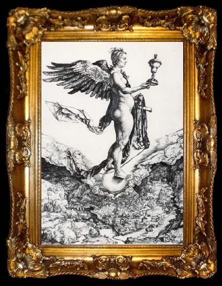 framed  Albrecht Durer Nemesis, ta009-2