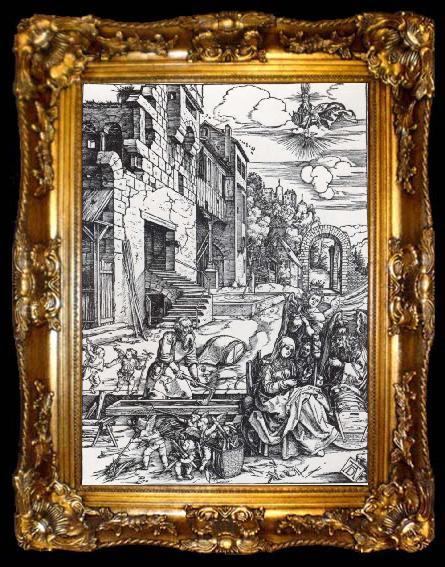framed  Albrecht Durer The Holy Family in egypt, ta009-2