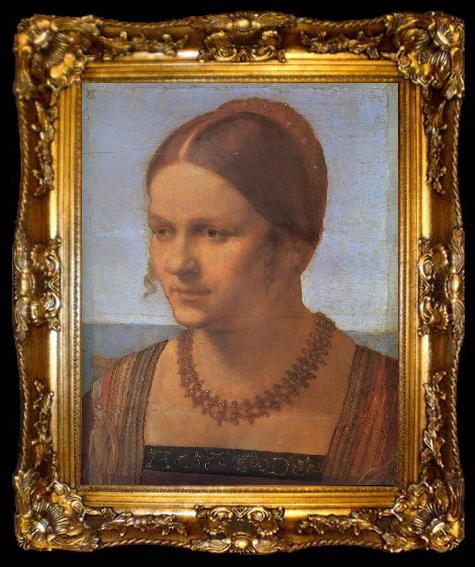 framed  Albrecht Durer A Venetian lady, ta009-2