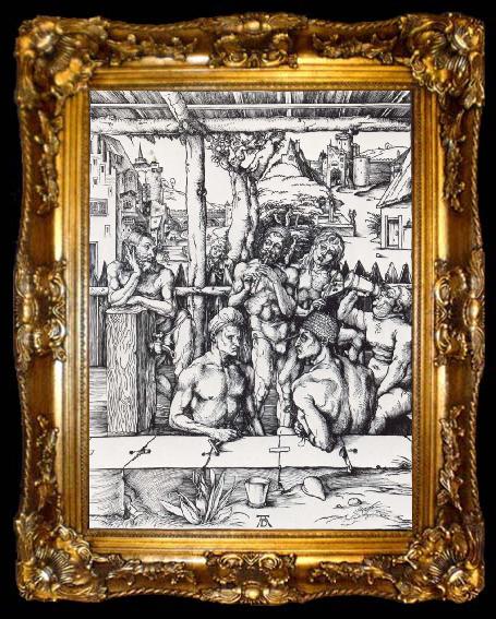 framed  Albrecht Durer The Men-s Bath, ta009-2