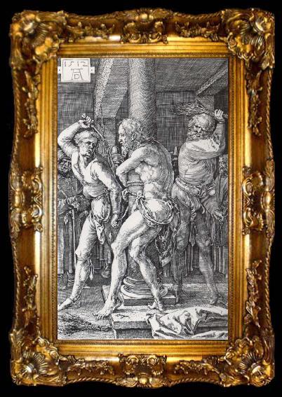framed  Albrecht Durer The Flagellation of Christ, ta009-2
