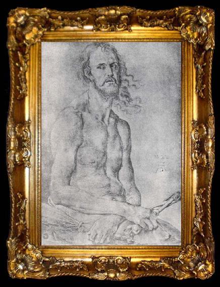 framed  Albrecht Durer Christ,Man of Sorrow,with Durer-s Features, ta009-2
