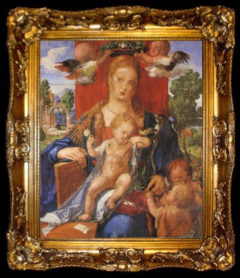 framed  Albrecht Durer The Madonna with the Siskin, ta009-2