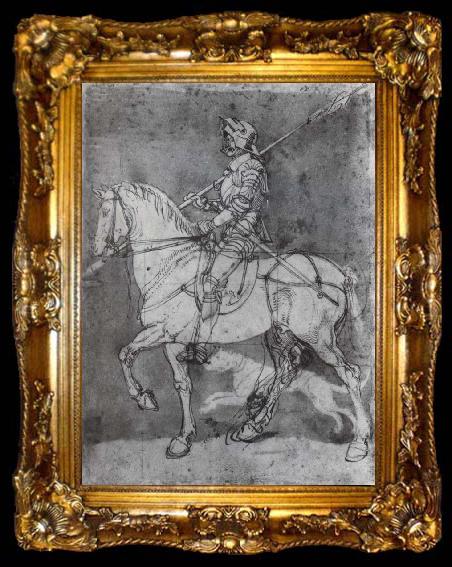 framed  Albrecht Durer Peaparatory study for the engraving, ta009-2
