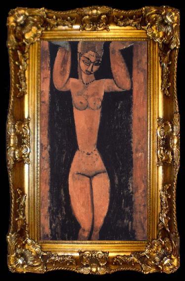 framed  Amedeo Modigliani Caryatide, ta009-2