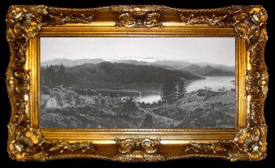 framed  Atkinson Grimshaw Windermere, ta009-2