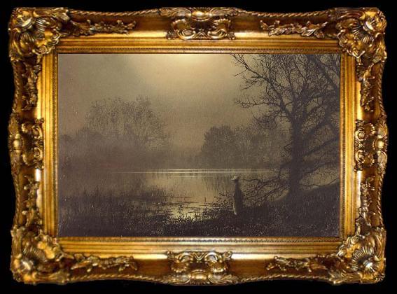 framed  Atkinson Grimshaw Meditation, ta009-2