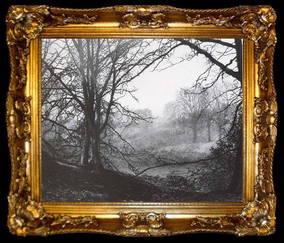framed  Atkinson Grimshaw Study of Beeches, ta009-2