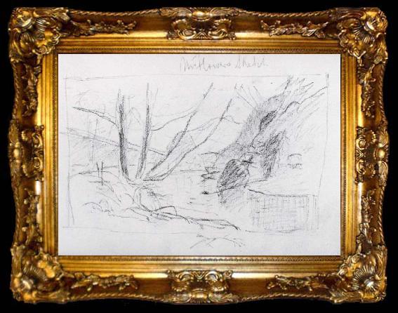 framed  Atkinson Grimshaw Mr Flowers Sketch, ta009-2