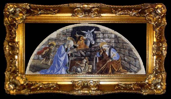 framed  BOTTICELLI, Sandro The Birth of Christ, ta009-2