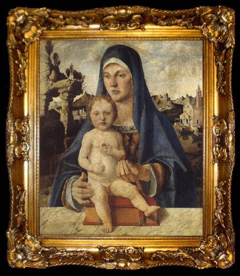 framed  Bartolomeo Montagna The Virgin and Child, ta009-2