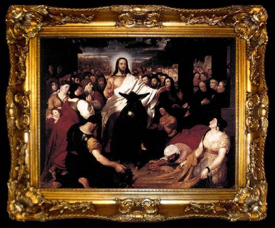 framed  Benjamin Robert Haydon Christ-s Entry into Jerusalem, ta009-2