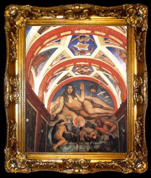 framed  Diego Rivera Power, ta009-2