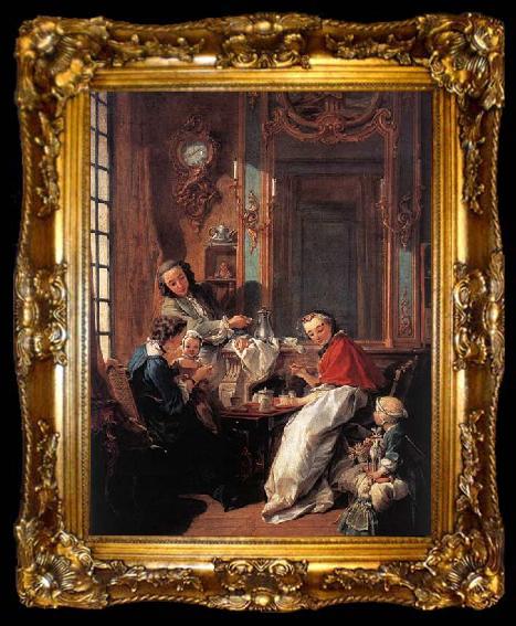 framed  Francois Boucher The Afternoon Meal, ta009-2