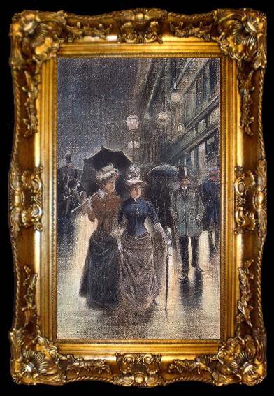 framed  Friedrich Stahl Pursues, ta009-2