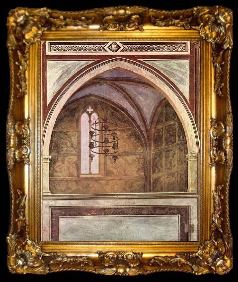 framed  GIOTTO di Bondone View of a chapel, ta009-2