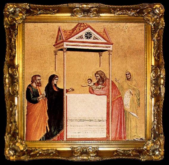 framed  GIOTTO di Bondone Presentation in the Temple, ta009-2
