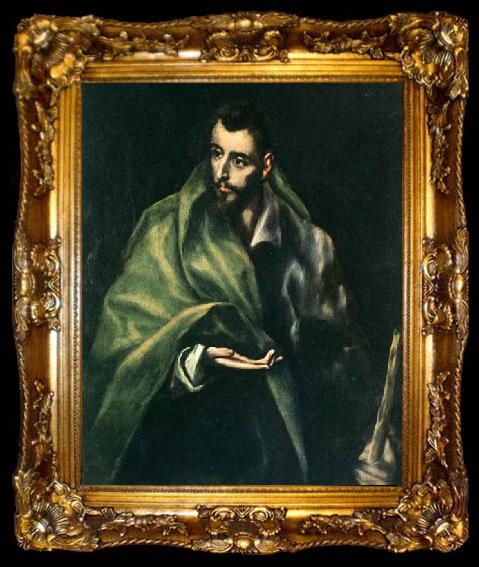 framed  GRECO, El Apostle St James the Greater, ta009-2