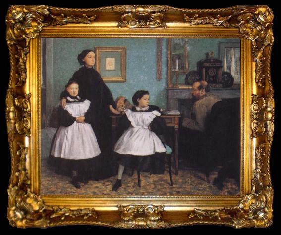 framed  German Hilaire Edgar The Bellelli Family, ta009-2