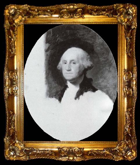framed  Gilbert Stuart Der Koch von George Washington, ta009-2