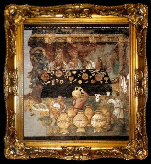 framed  Jacopo Torriti The Marriage at Cana, ta009-2