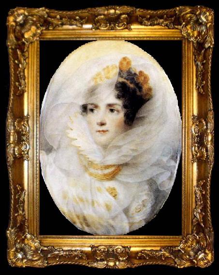 framed  Jean Baptiste Isabey The Empress Josephine, ta009-2