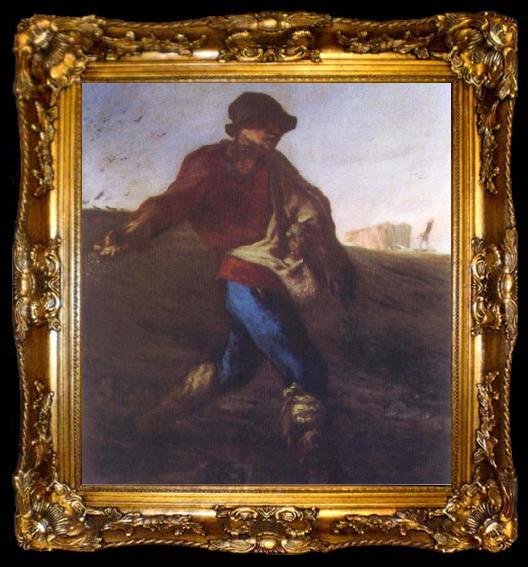 framed  Jean Francois Millet The Sower, ta009-2