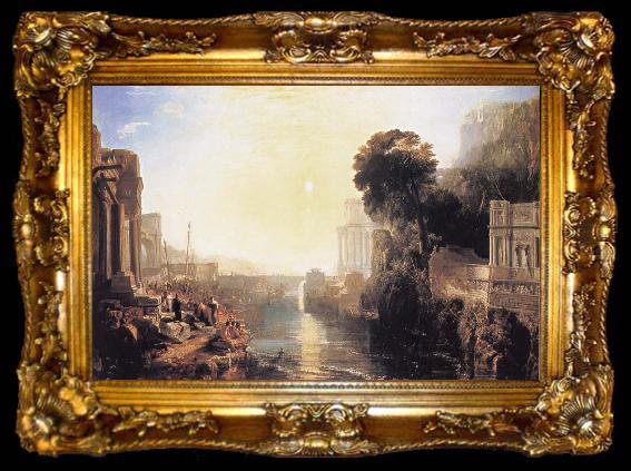 framed  Joseph Mallord William Turner Dido Building Carthage or the rise of the Carthaginian Empire, ta009-2