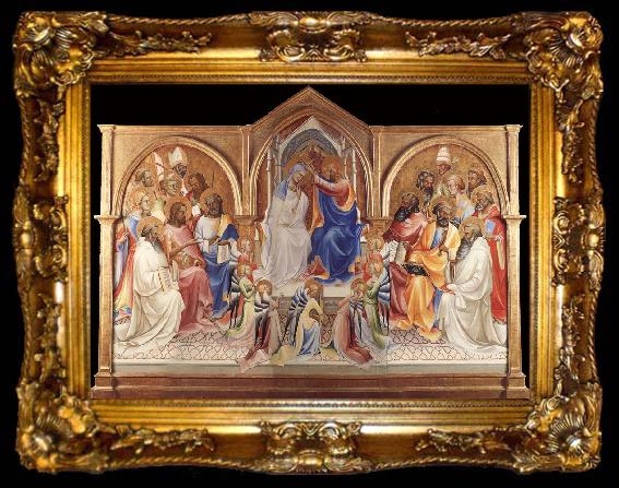 framed  Lorenzo Monaco The Coronation of the Virgin, ta009-2