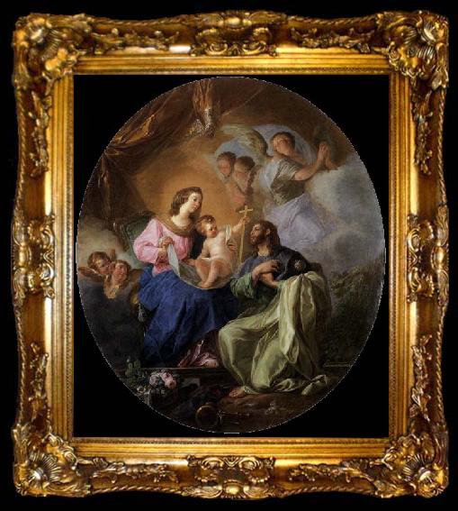 framed  Luis Paret y alcazar Virgin and Child with St James the Great, ta009-2