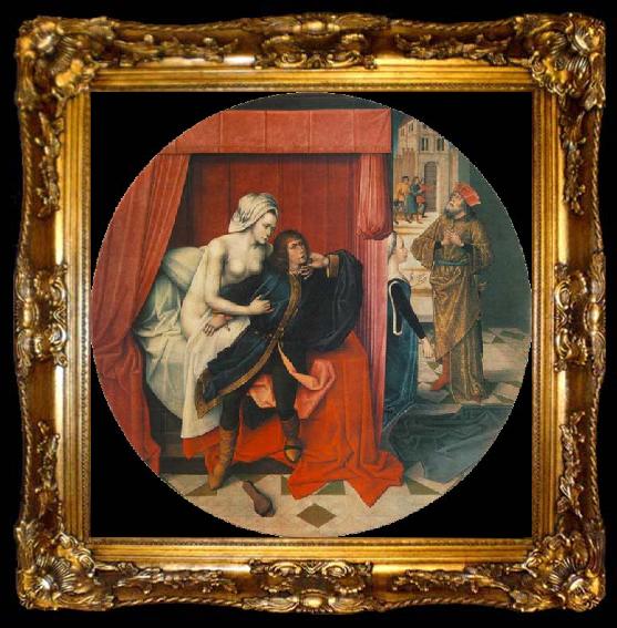 framed  Master of the Joseph Legend Joseph and the Wife of Puthiphar, ta009-2