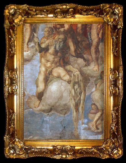 framed  Michelangelo Buonarroti The Last Judgment, ta009-2