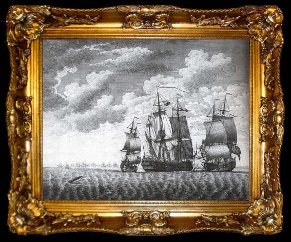 framed  Monamy, Peter The Taking of the St-Joseph,a Spanish caracca ship, ta009-2
