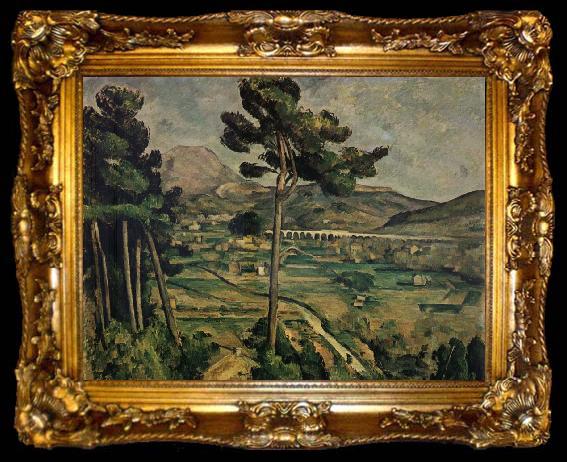 framed  Paul Cezanne Mont Sainte, ta009-2