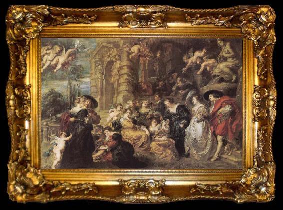 framed  Peter Paul Rubens The Garden of Love, ta009-2