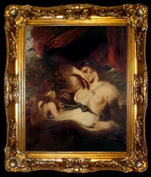 framed  Sir Joshua Reynolds Cupid Untying the Zone of Venus, ta009-2
