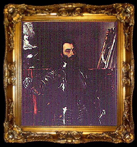 framed  TIZIANO Vecellio Francesco Maria della Rovere, Duke of Urbino, ta009-2