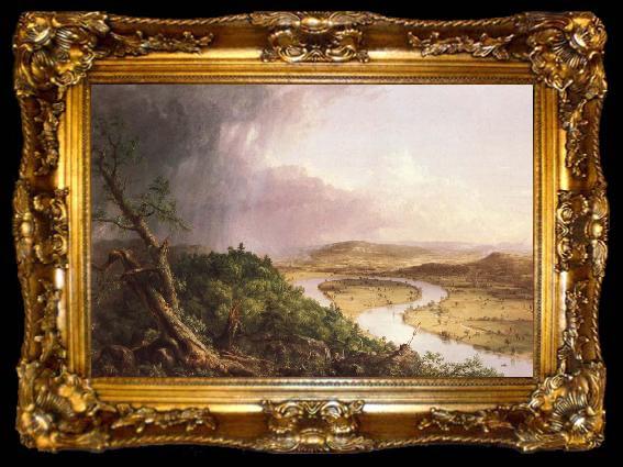 framed  Thomas Cole Bilck vom Mount Holyoke, ta009-2