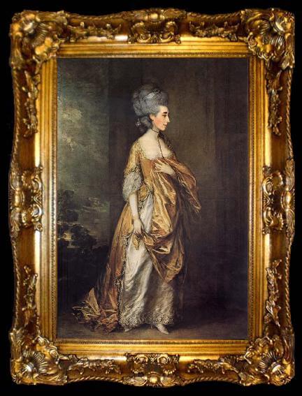 framed  Thomas Gainsborough Mrs.Grace Dalrymply Elliott, ta009-2