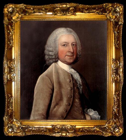 framed  Thomas Gainsborough Portrait of Henry Wise, ta009-2