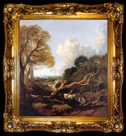 framed  Thomas Gainsborough The Fallen Tree, ta009-2