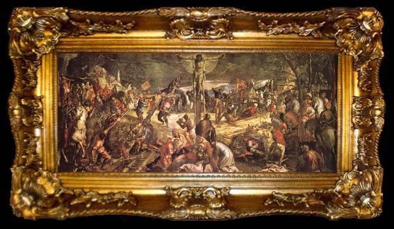 framed  Tintoretto Kruisiging, ta009-2
