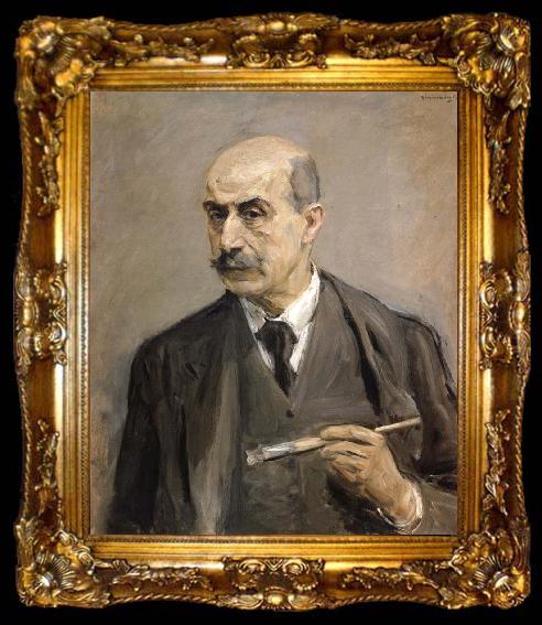 framed  Walter Leistikow Even likeness with brush, ta009-2