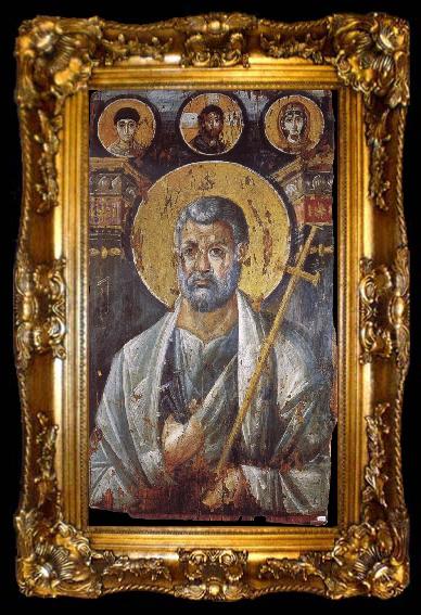 framed  unknow artist Saint Peter, ta009-2