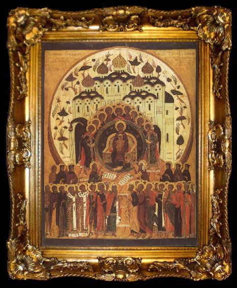 framed  unknow artist Glorification of the Virgin, ta009-2