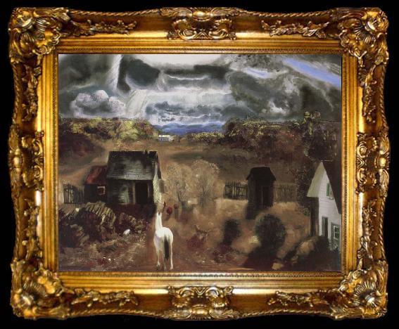 framed  Bellows, George The White Horsemk, ta009-2