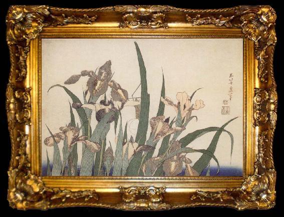 framed  Claude Monet Iris, ta009-2