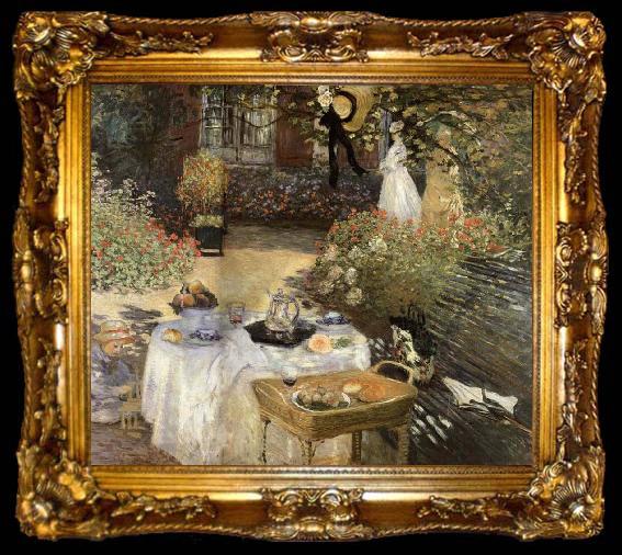 framed  Claude Monet Luncheon, ta009-2