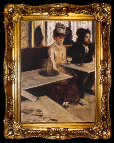 framed  Edgar Degas The Absinth, ta009-2